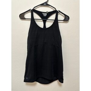 Athleta Black Tank Racerback Activewear Workout Small
